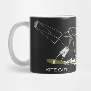 Funny Womens Kiteboarding Design Mug